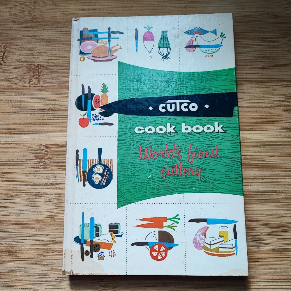 CUTCO Knife Brand Cutlery Cook Book Cuts of Meat Wear-Ever Aluminum Vintage 1961